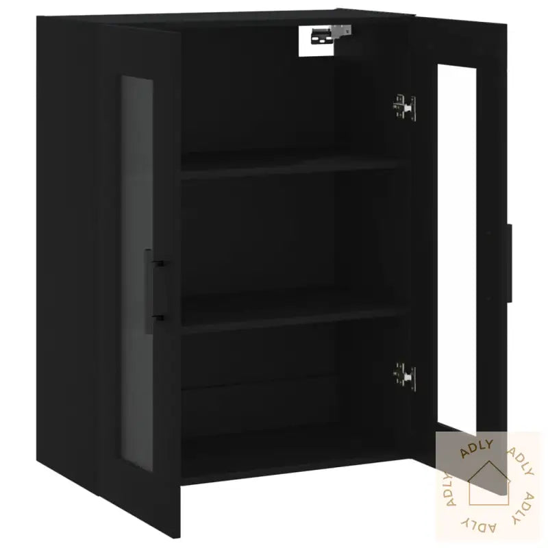 Veggskap Svart 69,5X34X90 Cm