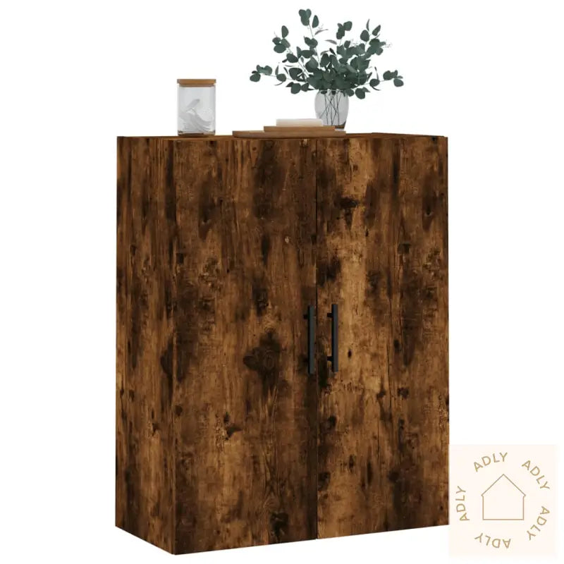 Veggskap Røkt Eik 69,5X34X90 Cm