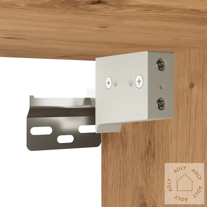 Veggskap Artisan Eik 34,5X34X90 Cm Konstruert Tre