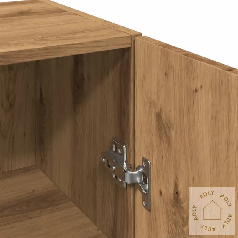 Veggskap Artisan Eik 34,5X34X90 Cm Konstruert Tre