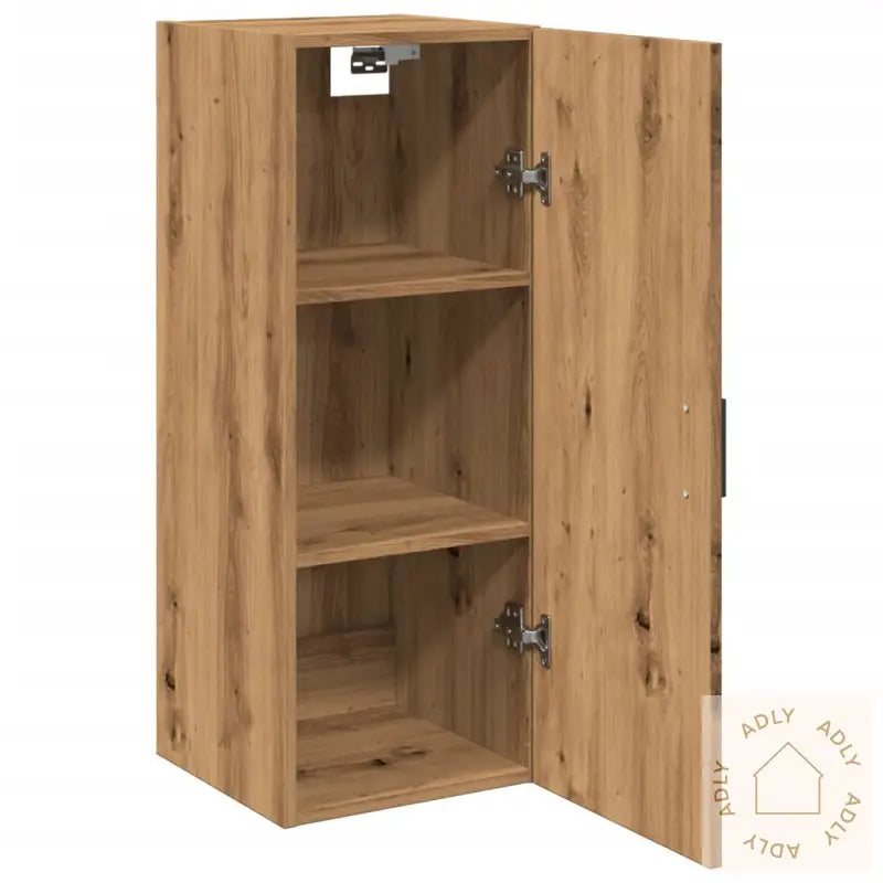 Veggskap Artisan Eik 34,5X34X90 Cm Konstruert Tre