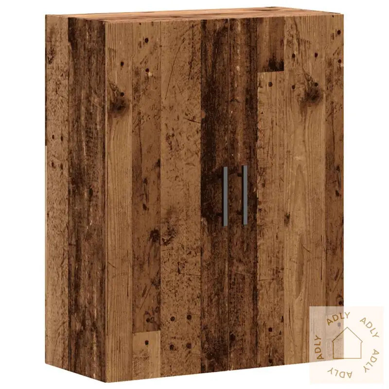 Veggmontert Skap Gammelt Tre 69,5X34X90 Cm