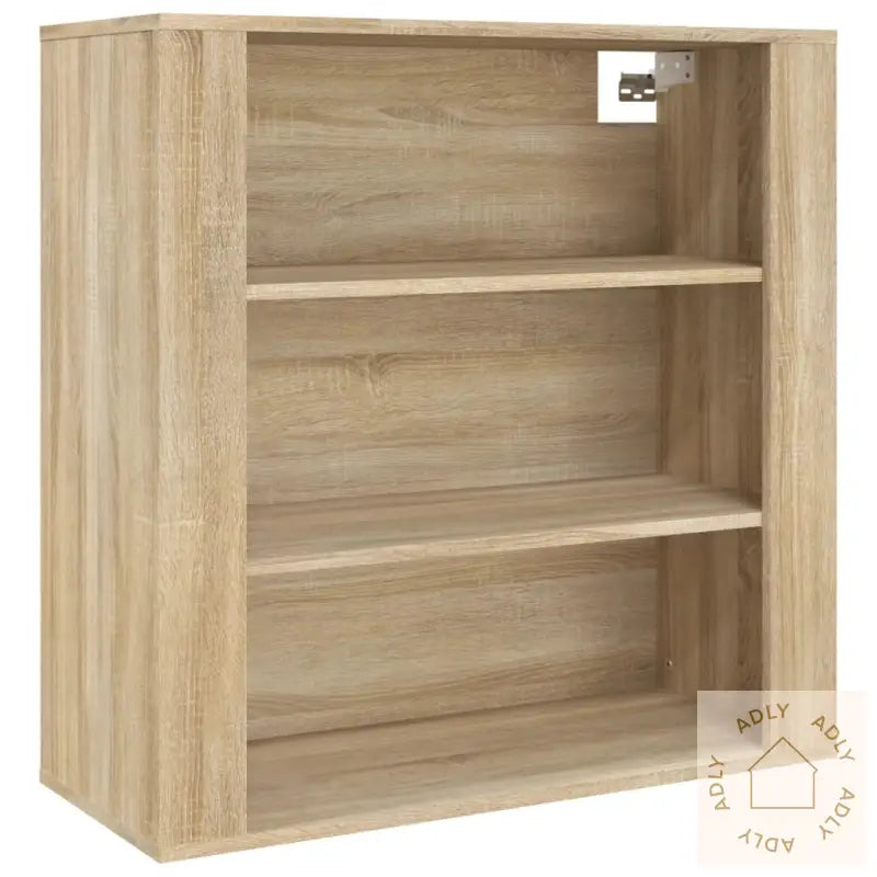 Veggskap Sonoma Eik 80X33X80 Cm Konstruert Tre