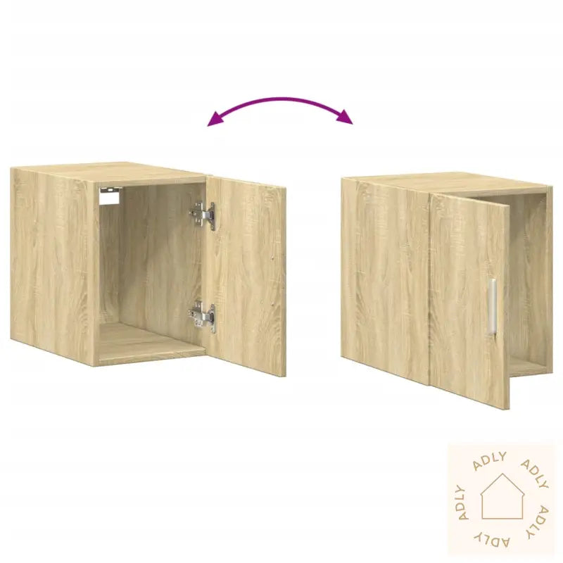 Veggskap Sonoma Eik 30X42,5X40 Cm Konstruert Tre