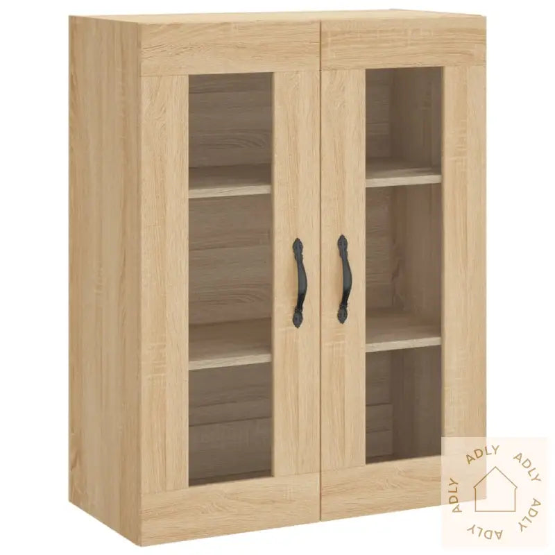 Veggskap Sonoma Eik 69,5X34X90 Cm Konstruert Tre