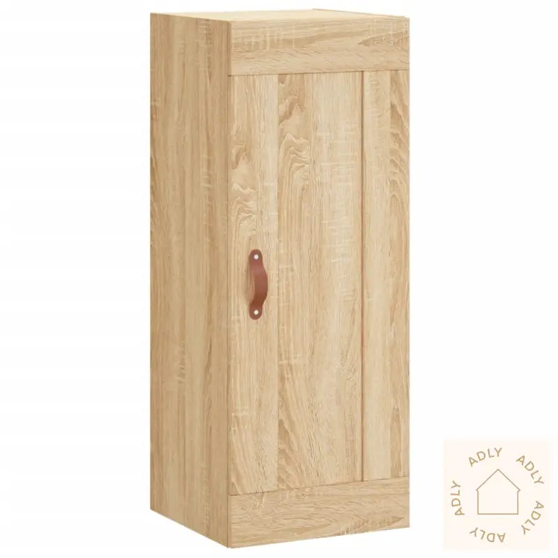 Veggmontert Skap Sonoma Eik 34,5X34X90 Cm Konstruert Tre
