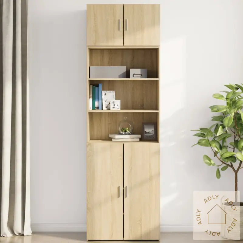 Veggskap Sonoma Eik 70X42,5X40 Cm Konstruert Tre