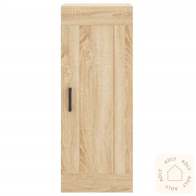 Veggmontert Skap Sonoma Eik 34,5X34X90 Cm Konstruert Tre
