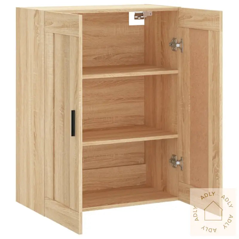 Veggskap Sonoma Eik 69,5X34X90 Cm Konstruert Tre
