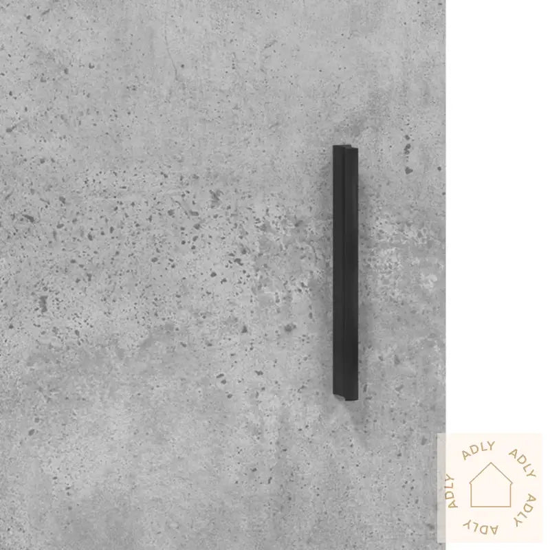 Veggskap Betonggrå 69,5X34X90 Cm Konstruert Tre