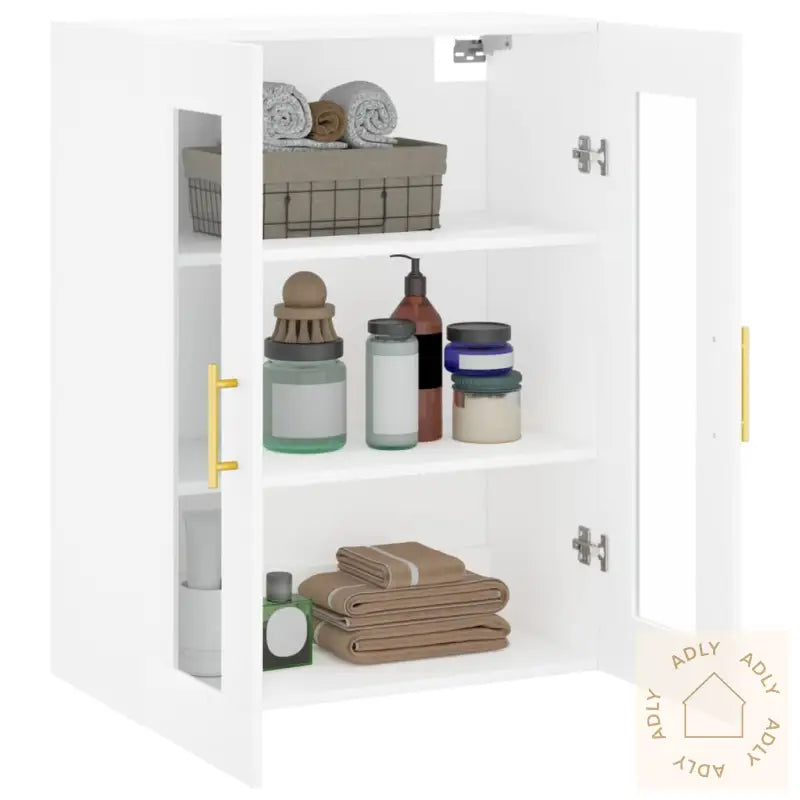 Veggskap Hvit 69,5X34X90 Cm