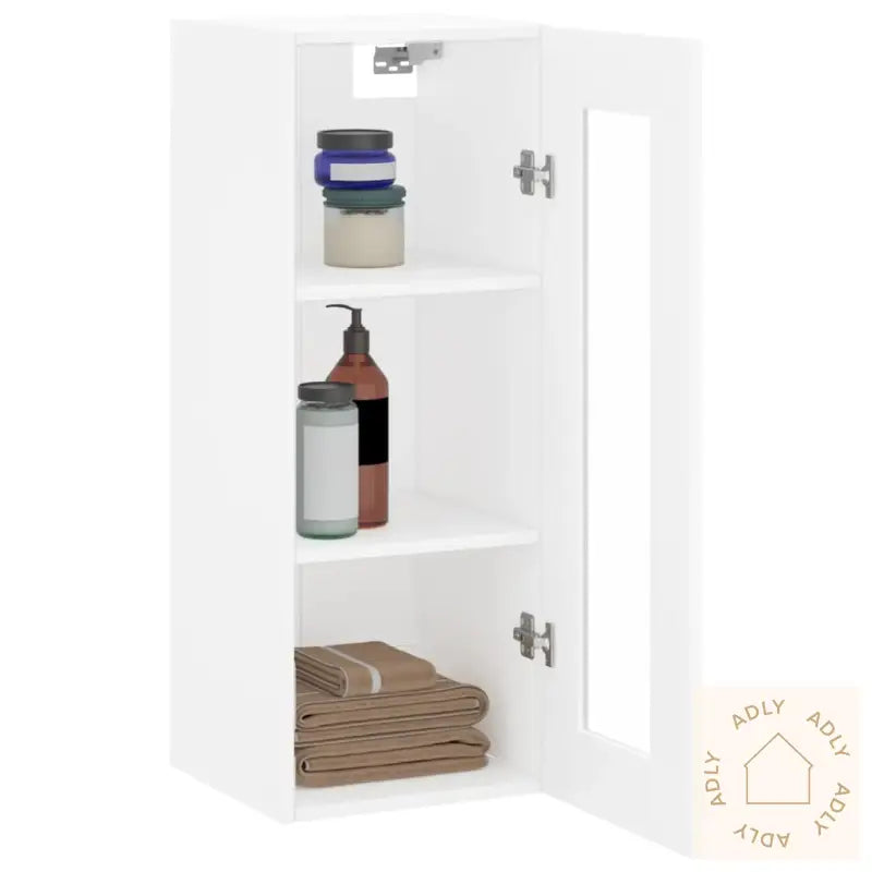 Veggskap Hvit 34,5X34X90 Cm