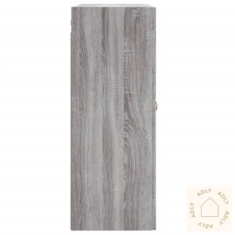 Veggskap Grå Sonoma 69,5X34X90 Cm Konstruert Tre