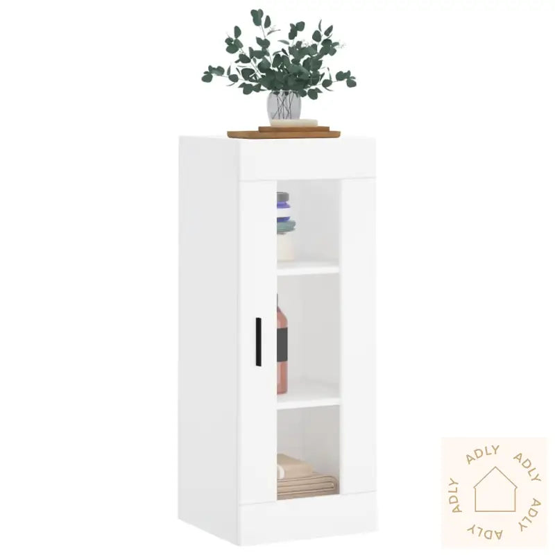 Veggskap Hvit 34,5X34X90 Cm