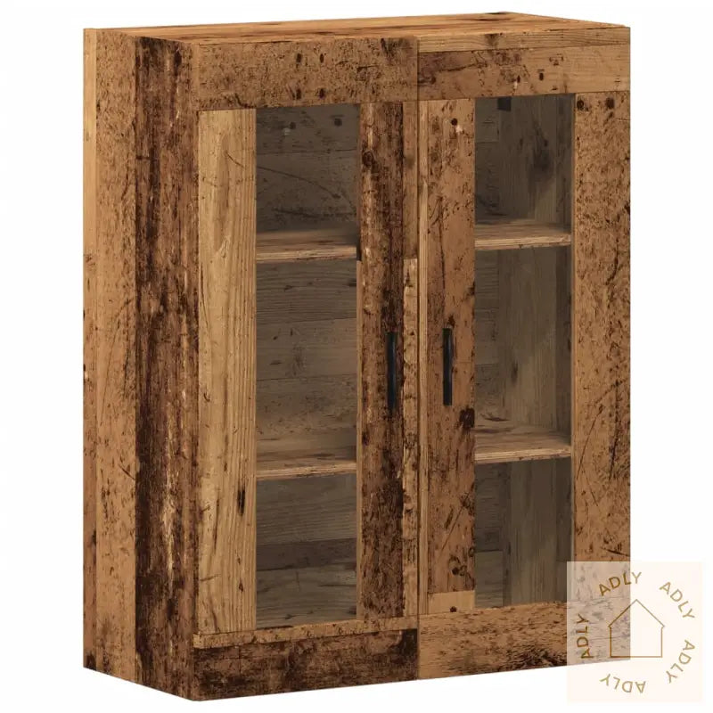 Veggmontert Skap Gammelt Tre 69,5X34X90 Cm