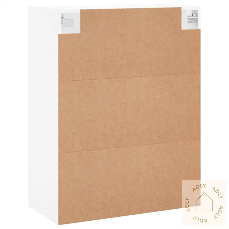 Veggmontert Skap Hvit 69,5X34X90 Cm Konstruert Tre