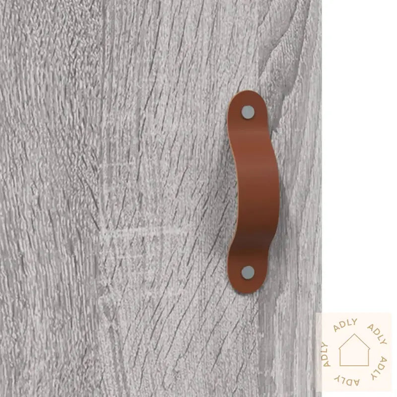 Veggskap Grå Sonoma 69,5X34X90 Cm Konstruert Tre