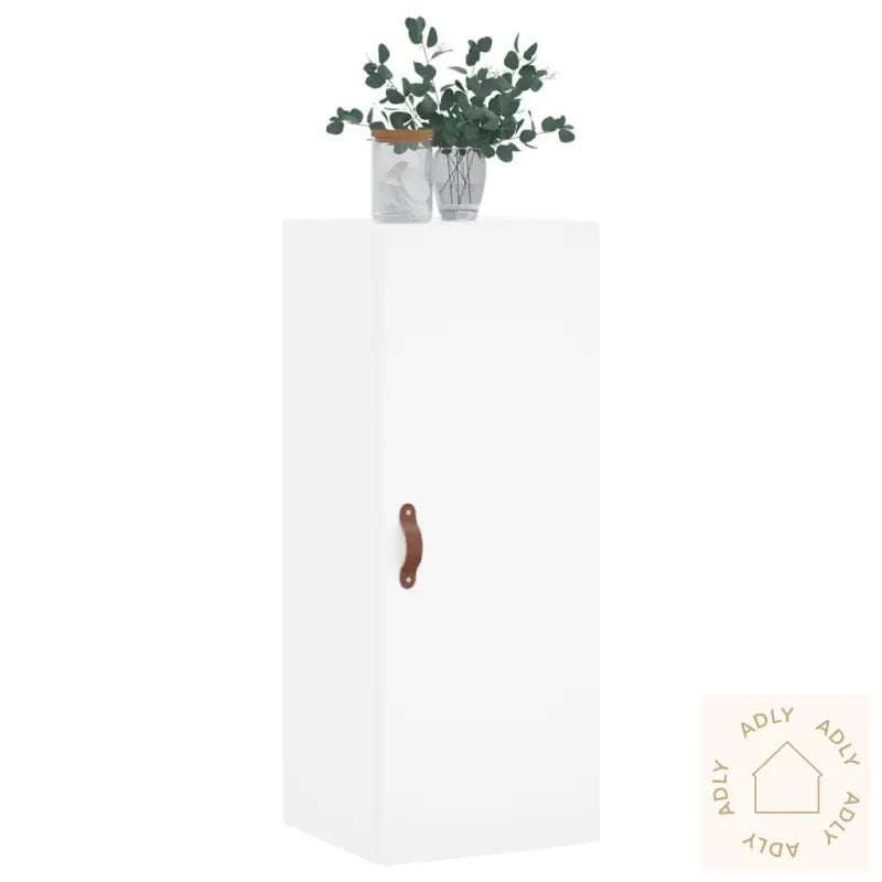 Veggskap Hvit 34,5X34X90 Cm