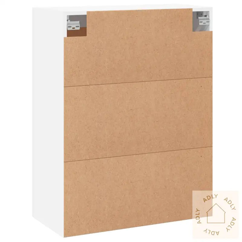Veggmontert Skap Hvit 69,5X34X90 Cm Konstruert Tre