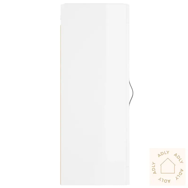 Veggmontert Skap Høyskap Hvit 34,5X34X90 Cm Konstruert Tre