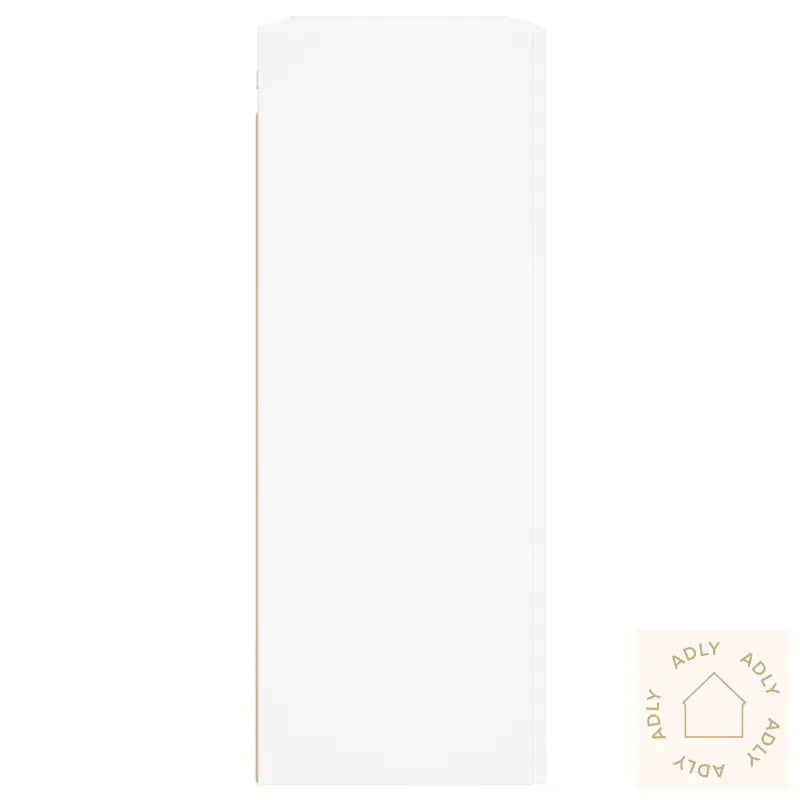 Veggmontert Skap Hvit 69,5X34X90 Cm Konstruert Tre