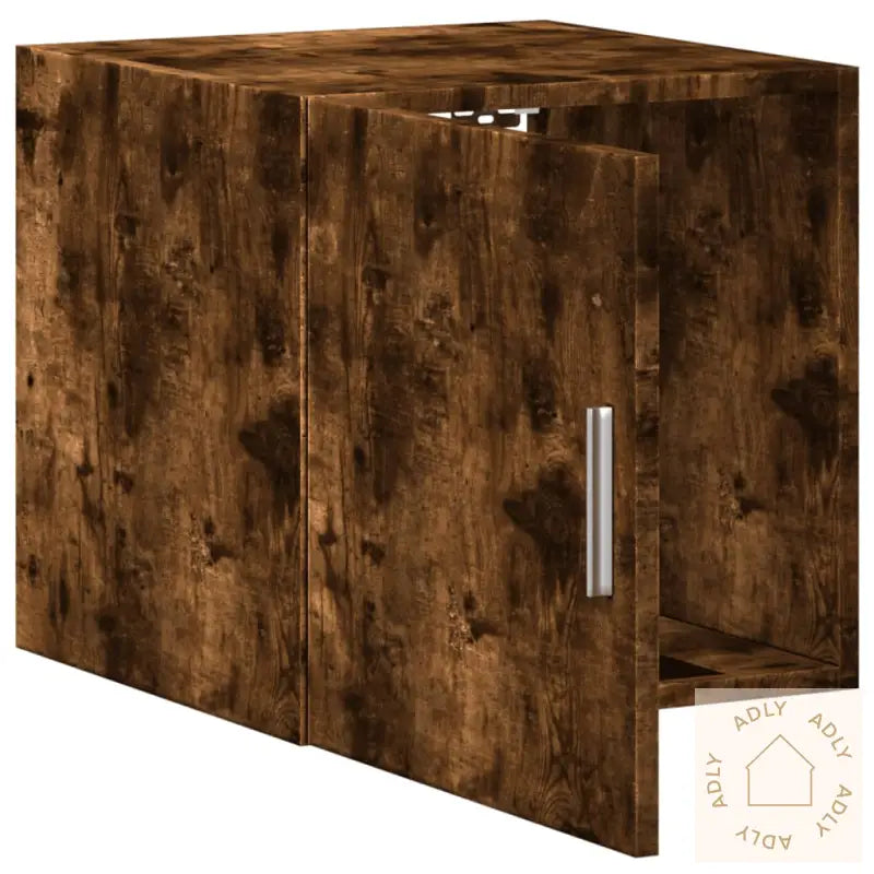 Veggskap Røkt Eik 40X42,5X40 Cm Konstruert Tre