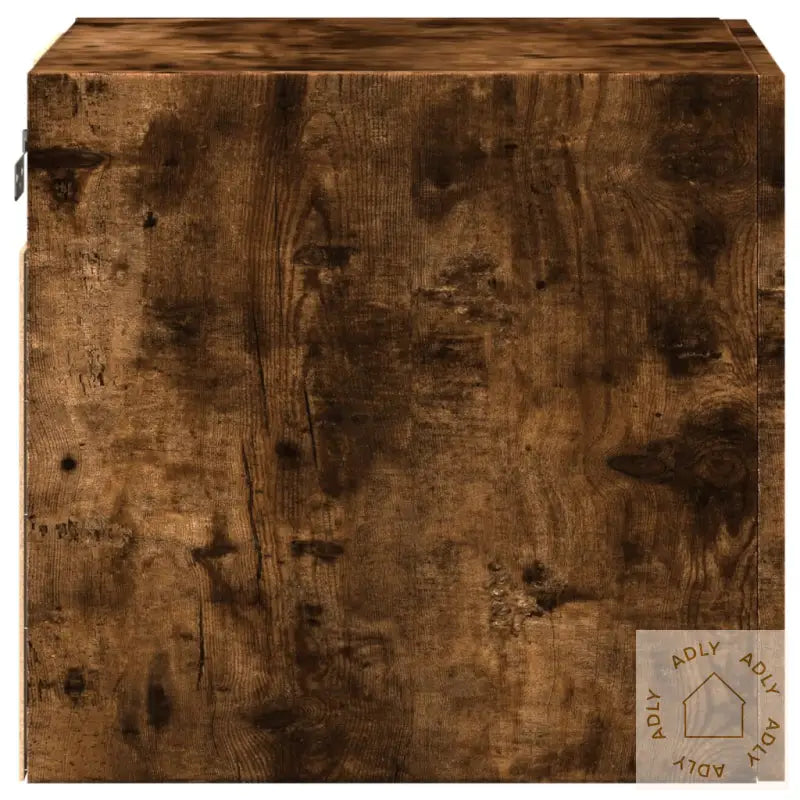 Veggskap Røkt Eik 40X42,5X40 Cm Konstruert Tre