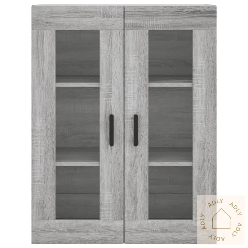 Veggskap Grå Sonoma 69,5X34X90 Cm