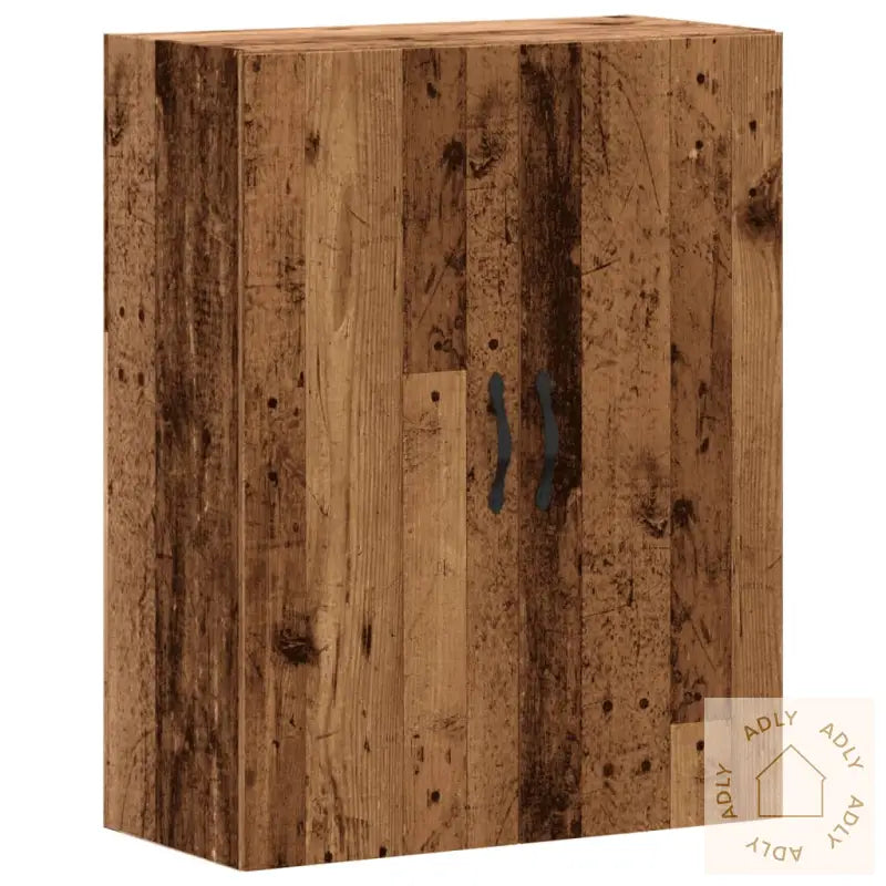 Veggmontert Skap Gammelt Tre 69,5X34X90 Cm Konstruert Tre