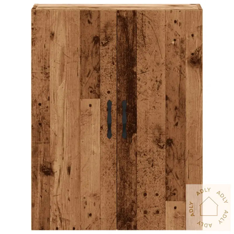 Veggmontert Skap Gammelt Tre 69,5X34X90 Cm Konstruert Tre