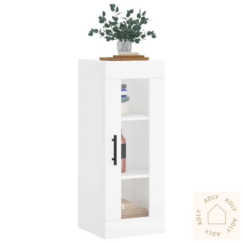 Veggskap Hvit 34,5X34X90 Cm