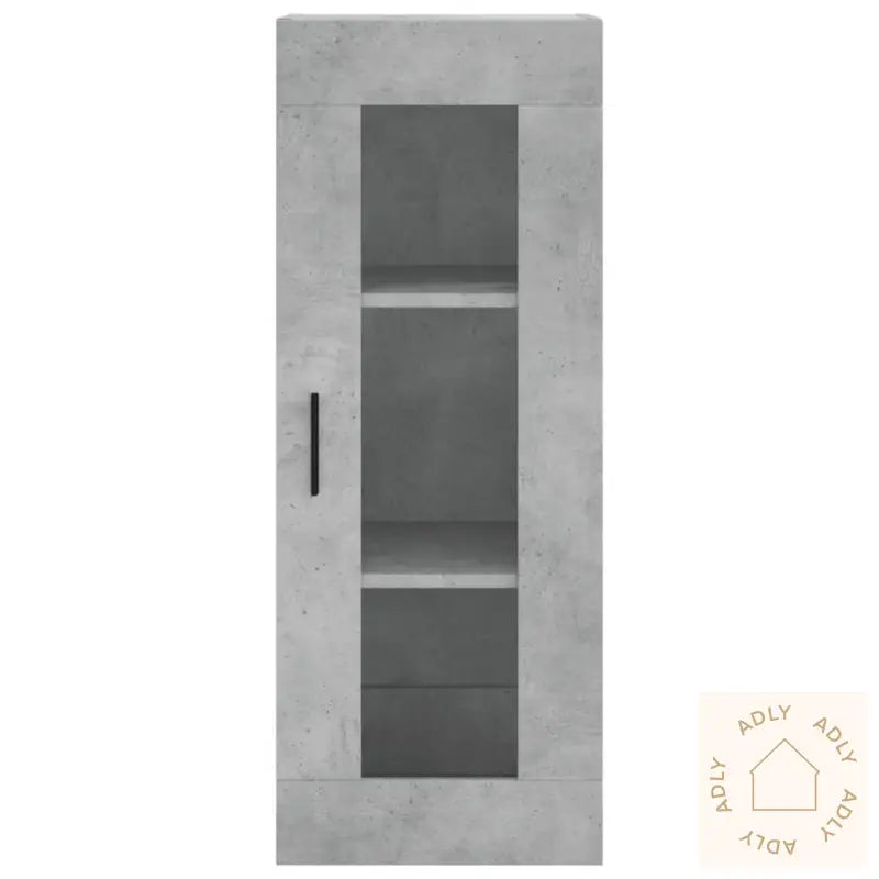 Veggskap Betonggrå 69,5X34X90 Cm