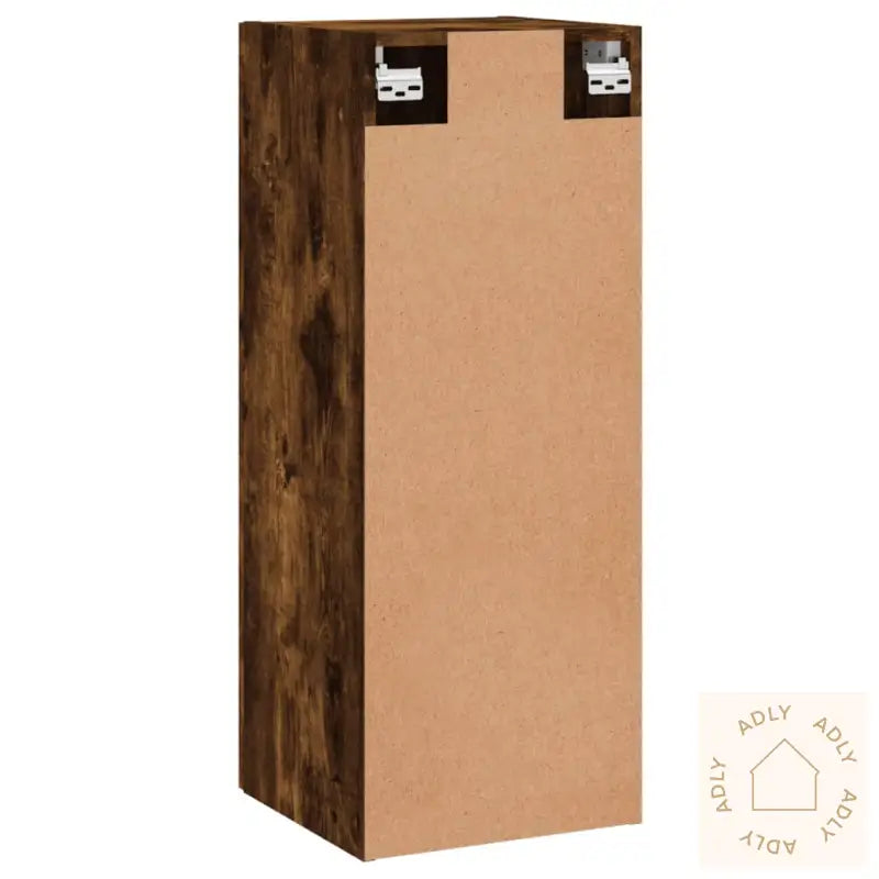 Veggskap Røkt Eik 34,5X34X90 Cm