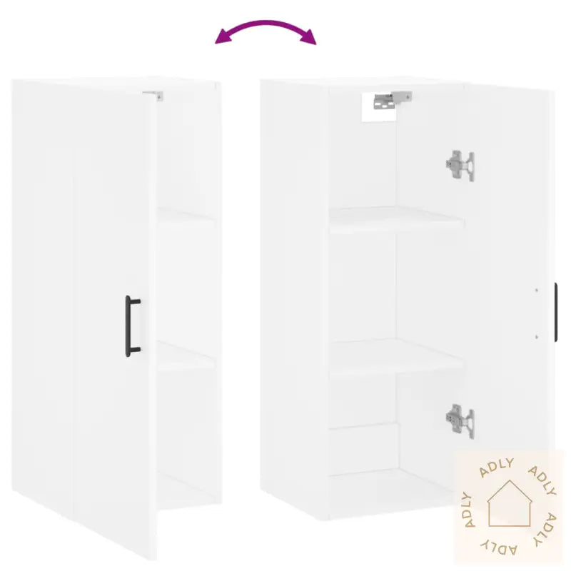 Veggskap Hvit 34,5X34X90 Cm