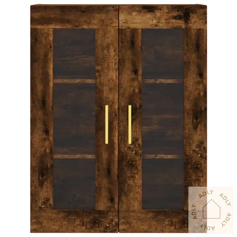 Veggskap Røkt Eik 69,5X34X90 Cm