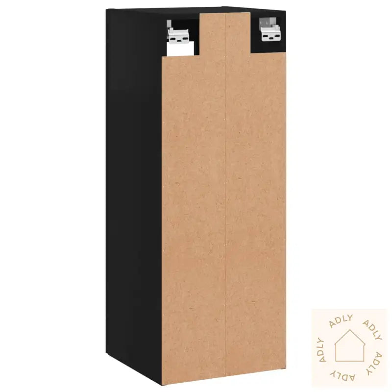 Veggskap Svart 34,5X34X90 Cm