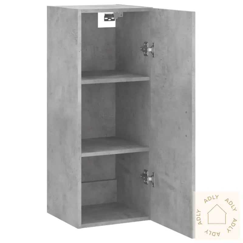 Veggskap Betonggrå 69,5X34X90 Cm