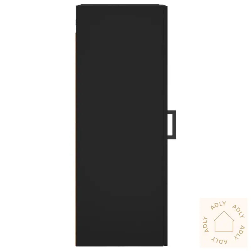 Veggskap Svart 34,5X34X90 Cm