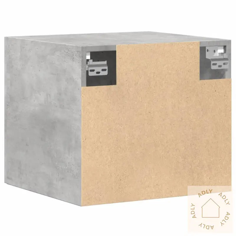Veggskap Betonggrå 45X42,5X40 Cm Konstruert Tre
