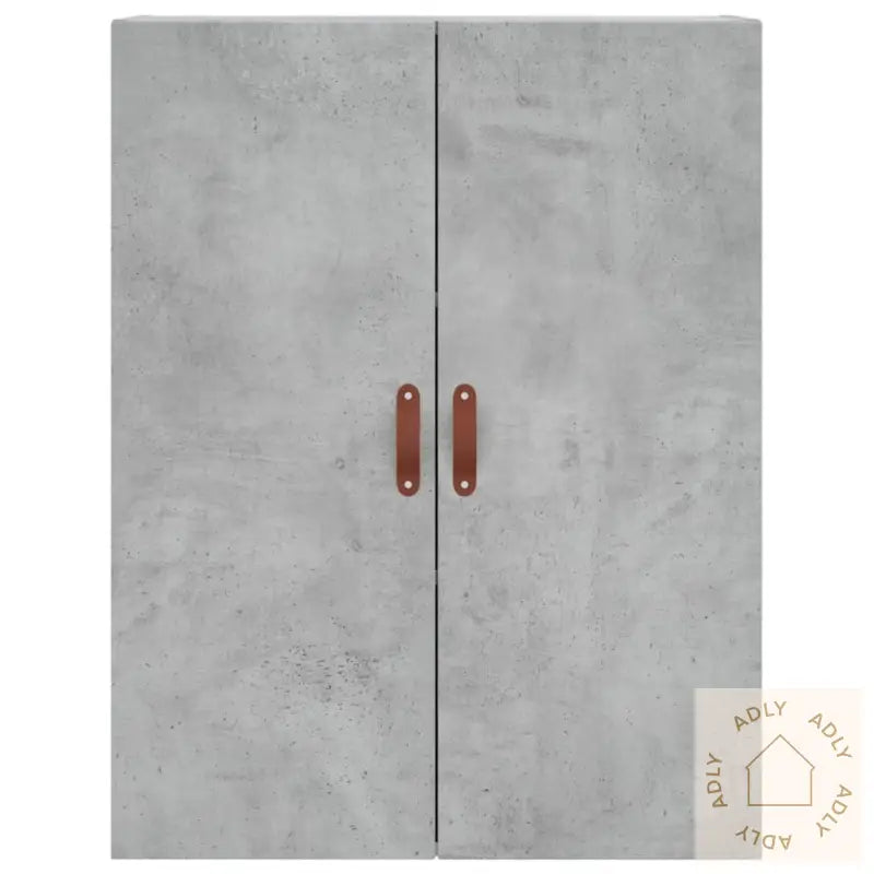 Veggskap Betonggrå 69,5X34X90 Cm