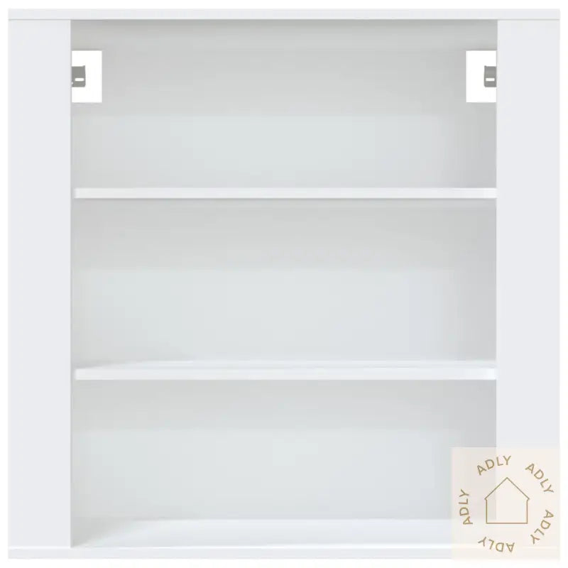 Veggskap Hvit 80X33X80 Cm Konstruert Tre