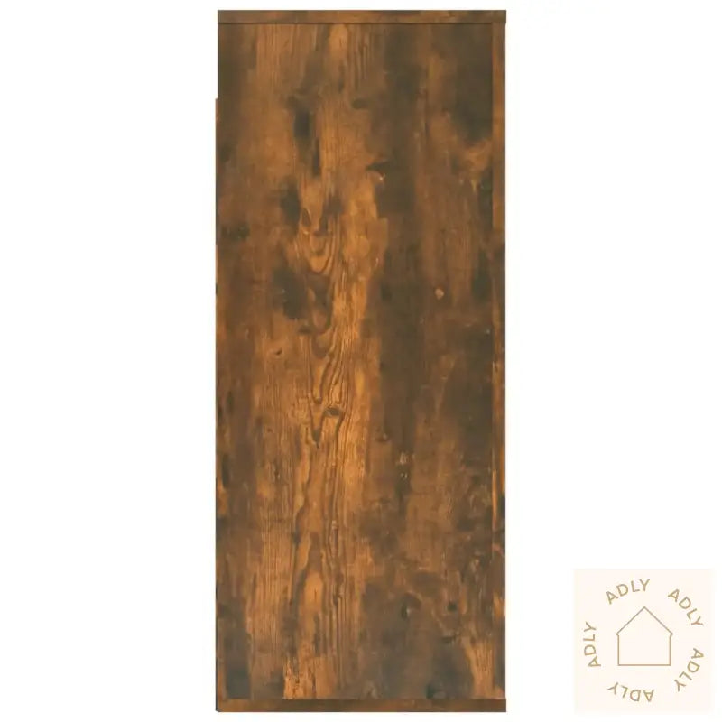 Veggskap Røkt Eik 80X33X80 Cm Konstruert Tre