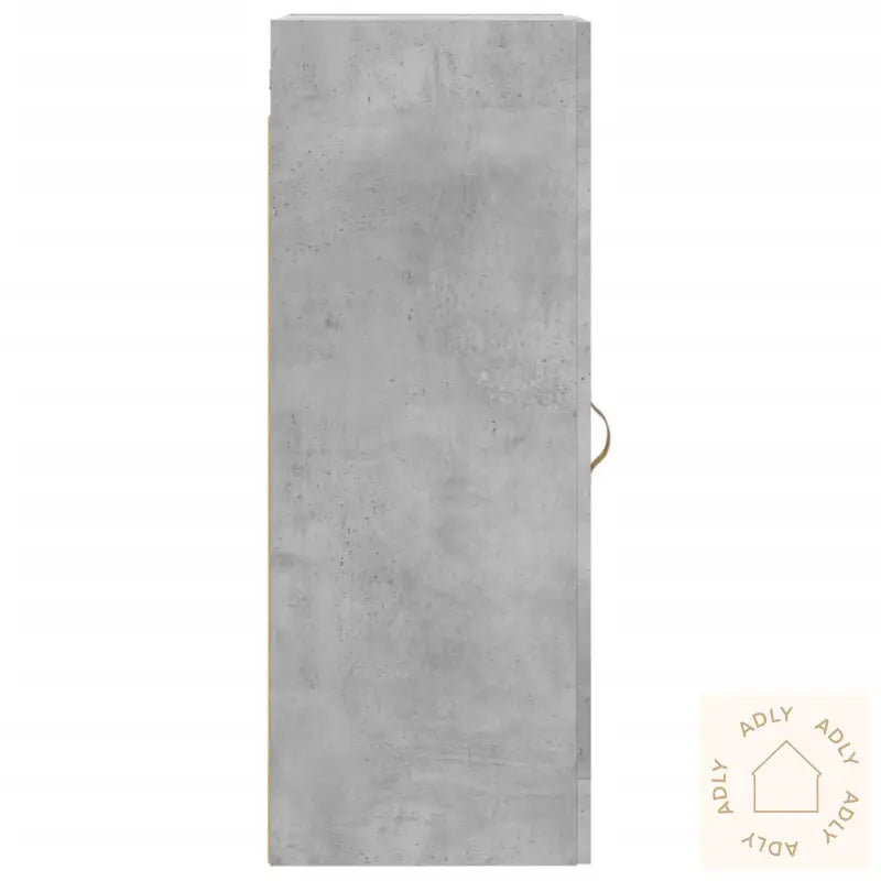 Veggskap Betonggrå 34,5X34X90 Cm Konstruert Tre