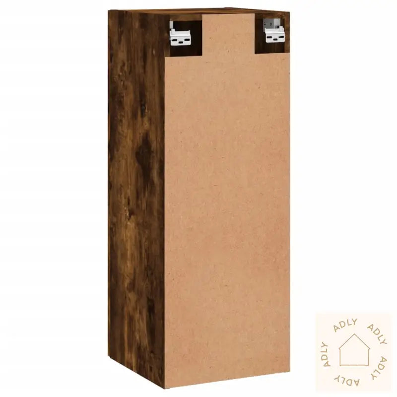 Veggskap Røkt Eik 34,5X34X90 Cm