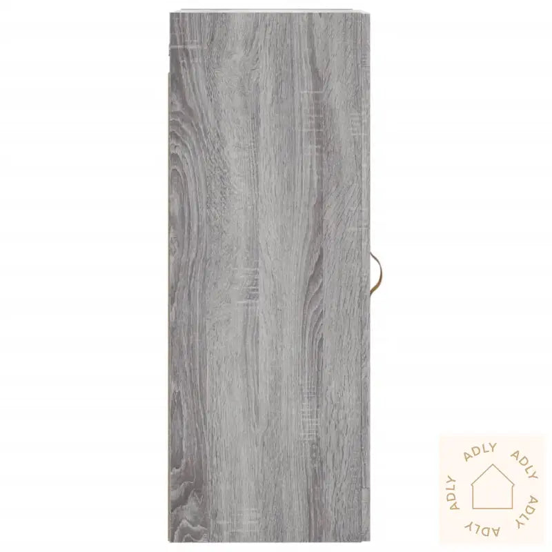 Veggmontert Skap Grå Sonoma 34,5X34X90 Cm Konstruert Tre