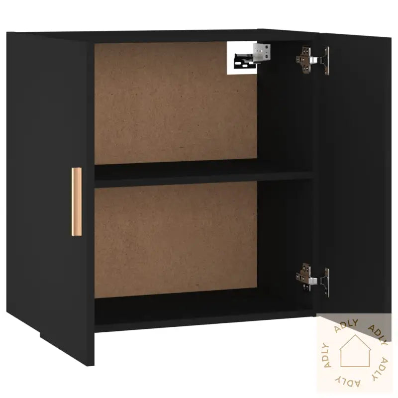 Veggskap Svart 60X30X60 Cm Konstruert Tre