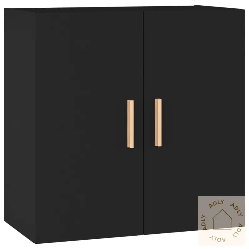 Veggskap Svart 60X30X60 Cm Konstruert Tre