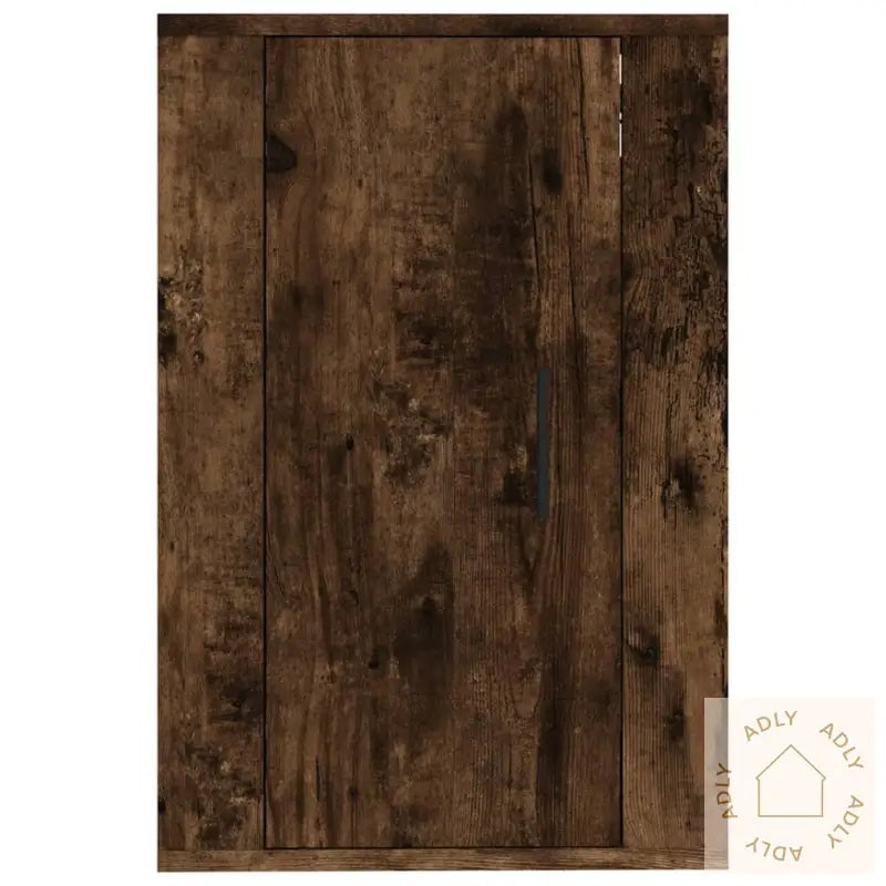 Vegghengte Tv-Benker 2 Stk Røkt Eik 40X34,5X60 Cm