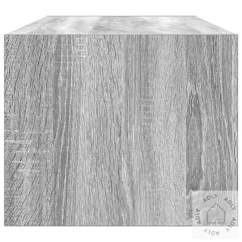 Tv-Benker 2 Stk Grå Sonoma 80X31X25,5 Cm Konstruert Tre