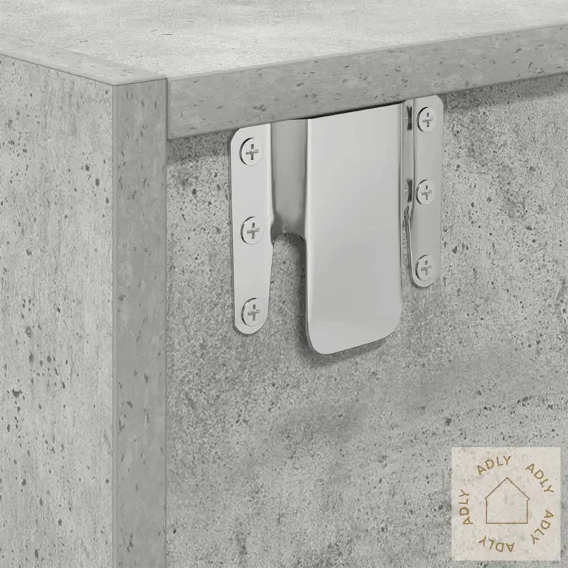 Tv-Benker 2 Stk Betonggrå 60X31X25,5 Cm Konstruert Tre